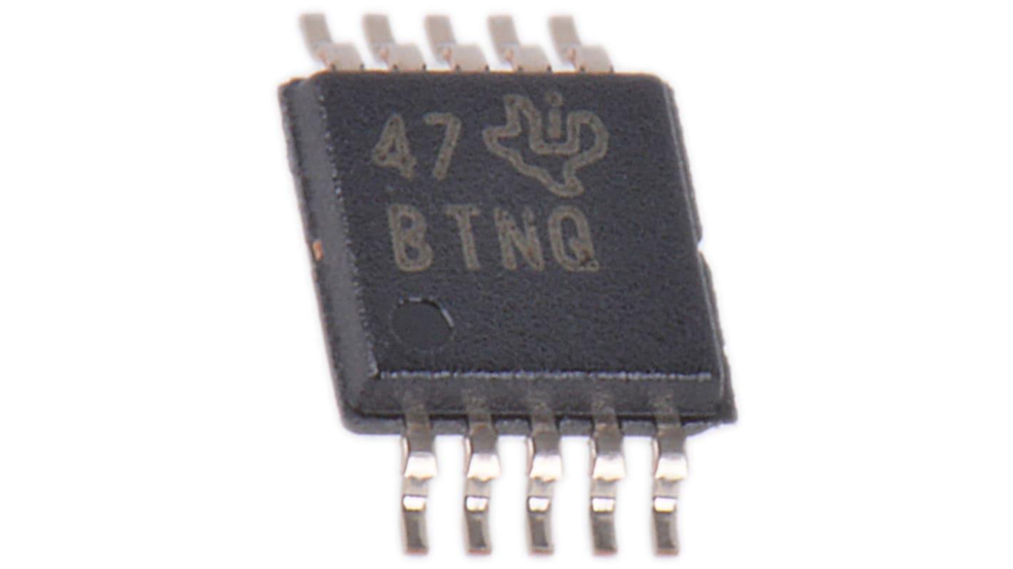 Texas Instruments, Quad 12-bit- ADC 3.3ksps, 10-Pin VSSOP