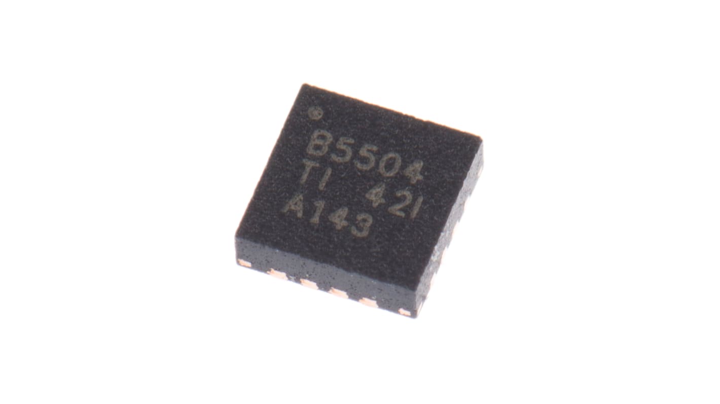 Texas Instruments BQ25504RGTT, 3, Boost Converter, Boost Converter, 1 MHz 16-Pin, QFN