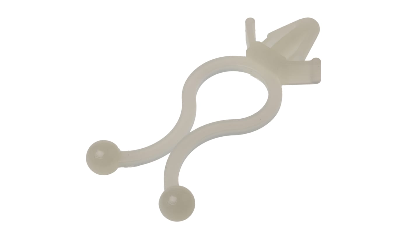 RS PRO Natural Nylon Twister Clip, 10.4mm Max. Bundle