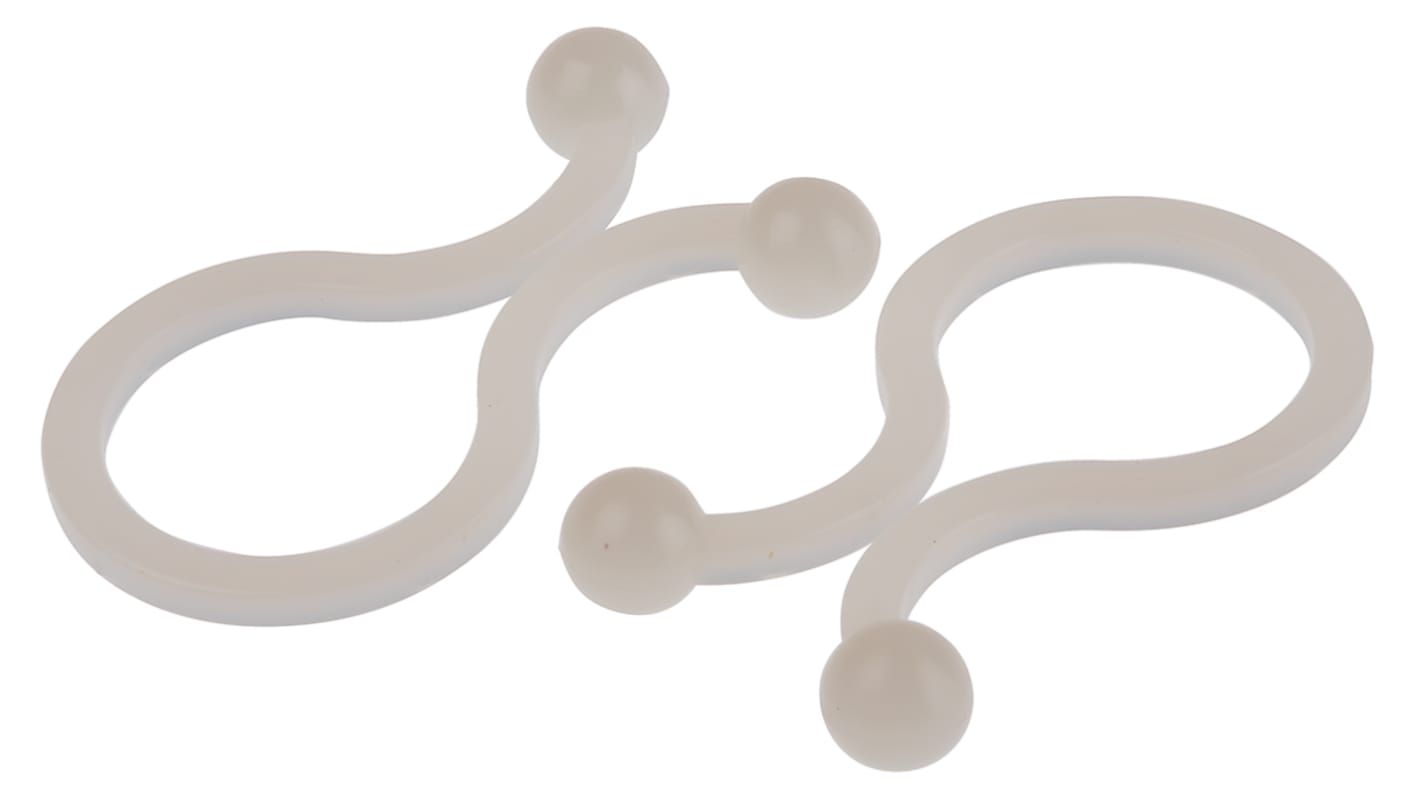 Clip Twister RS PRO in Nylon 66, Ø fascio 13.4mm max, 33.8 x 1.9 x 15mm