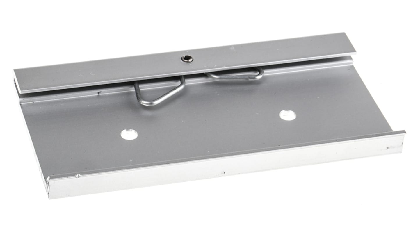 Hammond 1427 Series Aluminium DIN Rail Clip for Use with 35 mm DIN Rail, 100 x 51 x 8mm