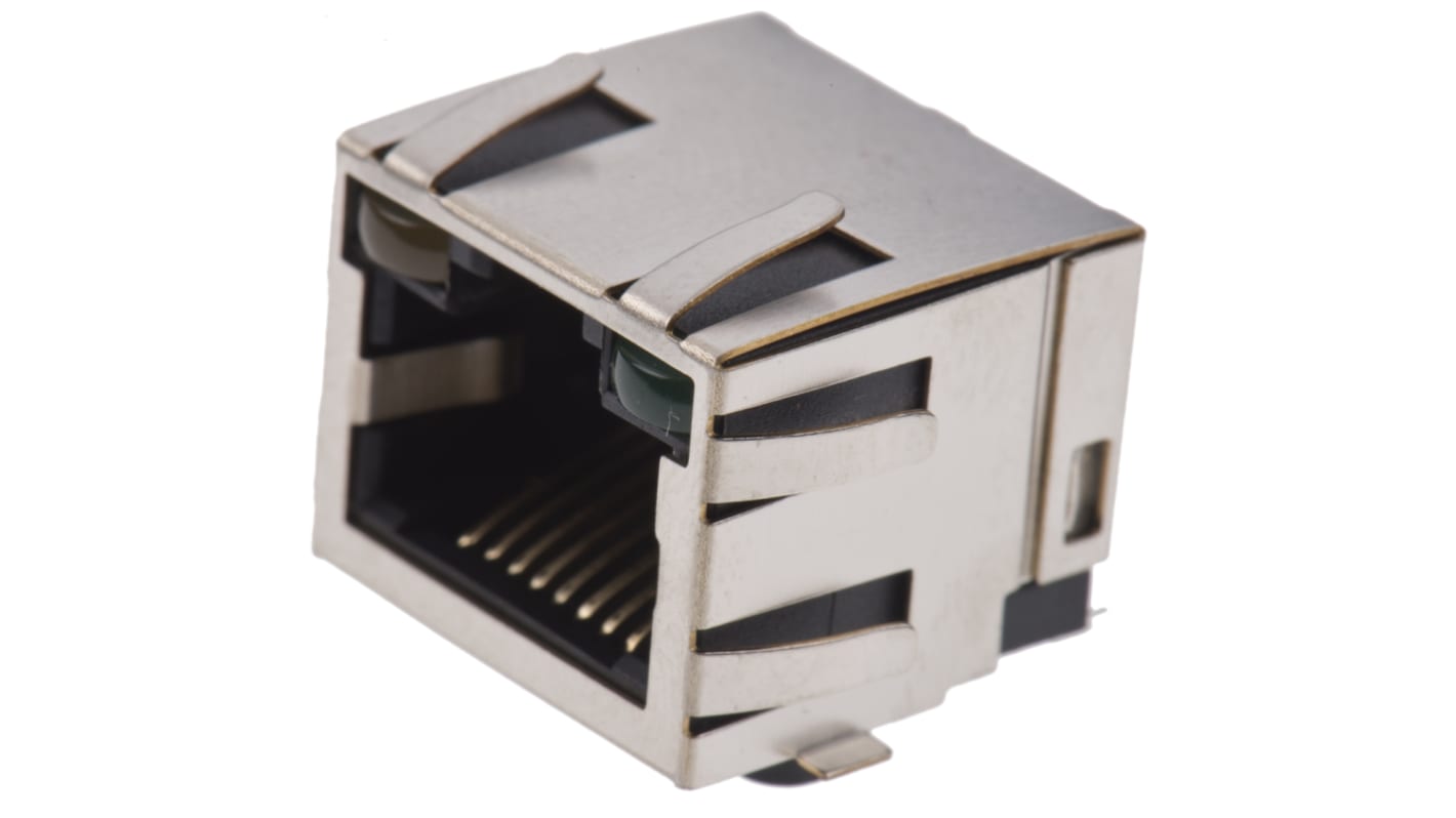 Wurth Elektronik RJ45五类接口, SMT安装, 8路, 水平, WR-MJ系列