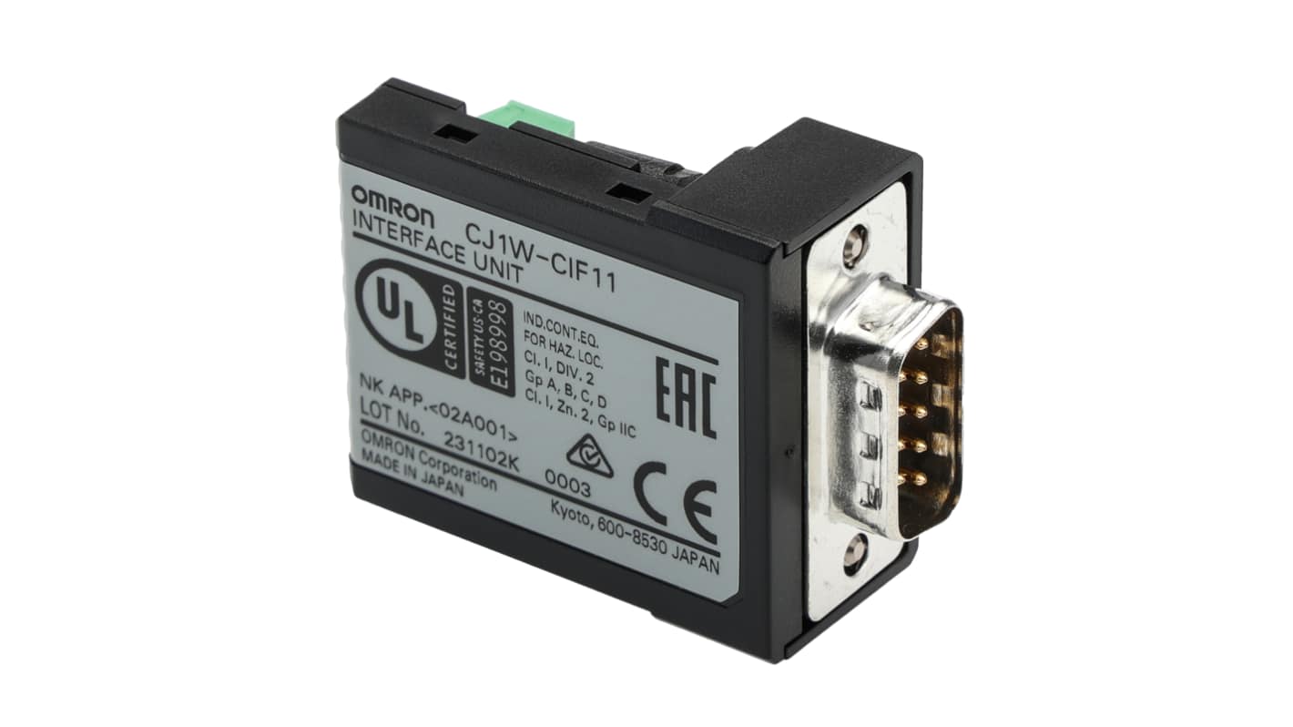 オムロン CJ1 PLC (CPUユニット) 6 入力 RS-232C