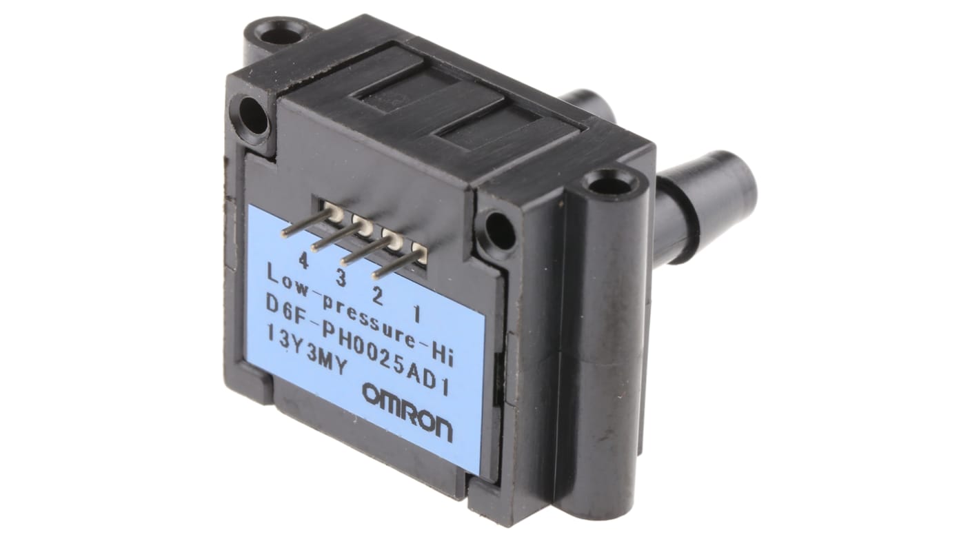 Omron Pressure Sensor, 0Pa Min, 250Pa Max, Digital Output, Differential Reading