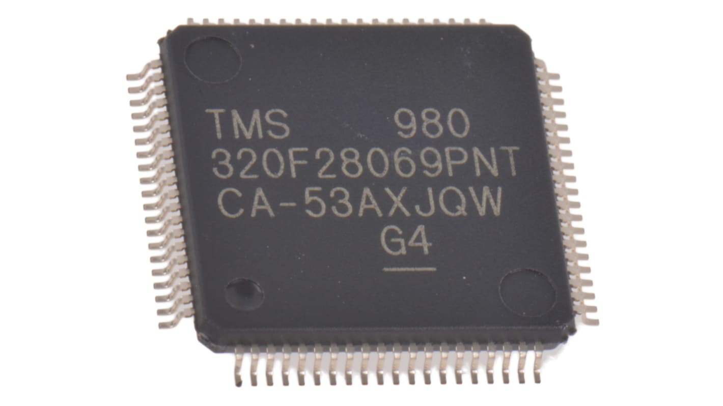 Texas Instruments Piccolo マイコン, C28x, 90MHz, 256 kB, フラッシュ, 80-Pin LQFP