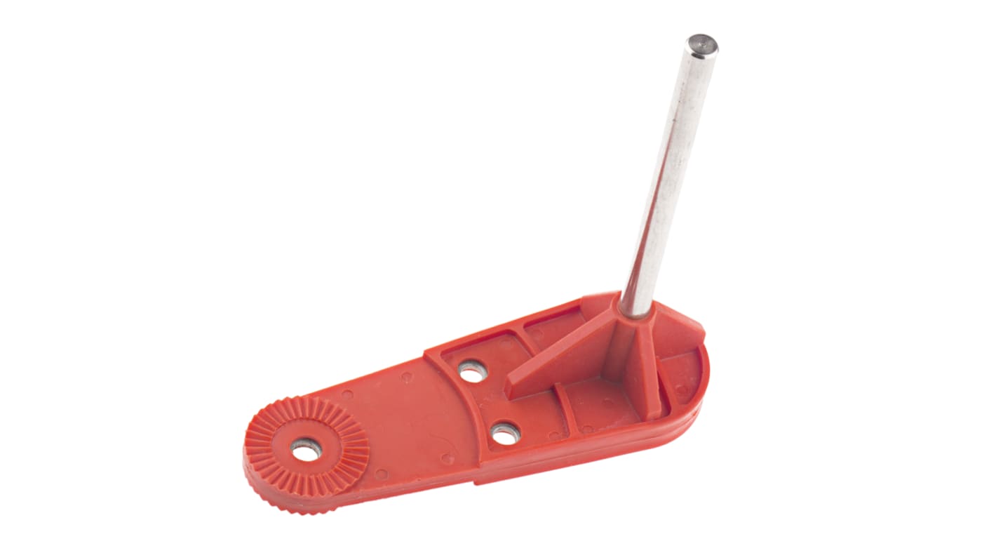 RS PRO Red 4-Lock Mild Steel, Nylon, Stainless Steel Universal Valve Lockout