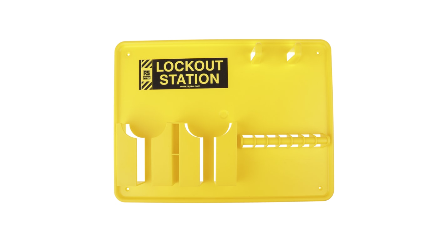 RS PRO 7 Padlock Lockout Station