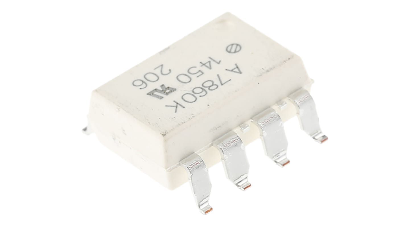 Broadcom, HCPL-7860-300E DC Input Transistor Output Optocoupler, Surface Mount, 8-Pin DIP