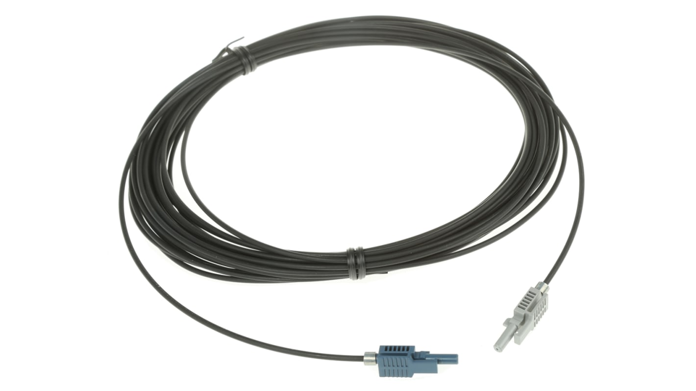 Broadcom Duplex Single Mode Fibre Optic Cable, 1060μm, Black, 10m