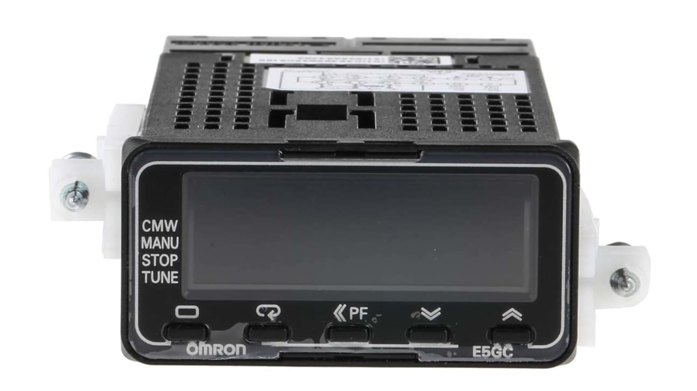 Omron E5GC Panel Mount PID Temperature Controller, 24 x 48mm, 1 Output SSR, Solid State Relay, Logic, 100 → 240 V ac