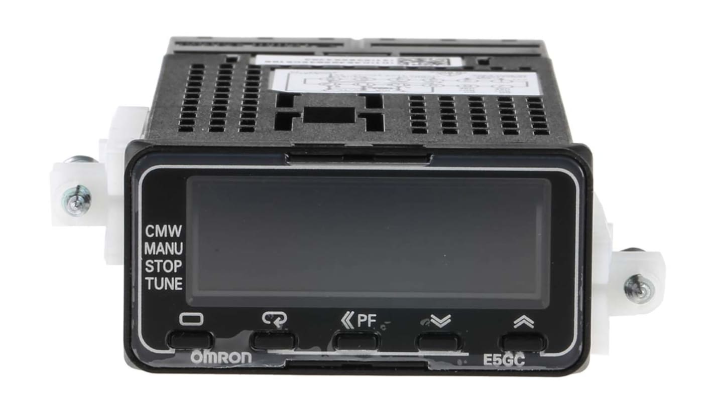 Rs-Online Termoregolatori PID Omron E5GC 100 → 240 V c.a. 24 x 48mm 1 uscita SSR relè a stato solido logica