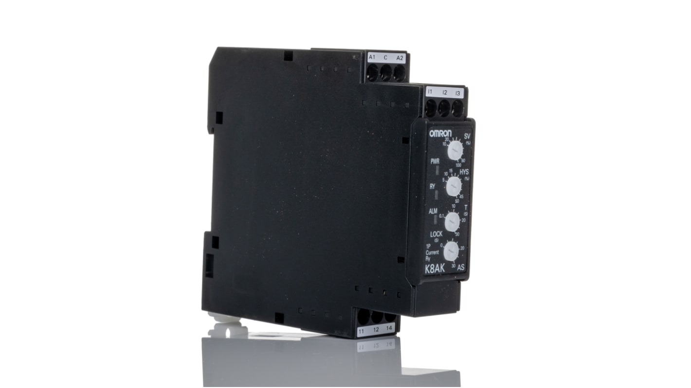 オムロン モニタリングリレー, SPDT, DINレール, K8AK-AS2 100 オムロン モニタリングリレー, SPDT, DINレール, K8AK-AS2 100