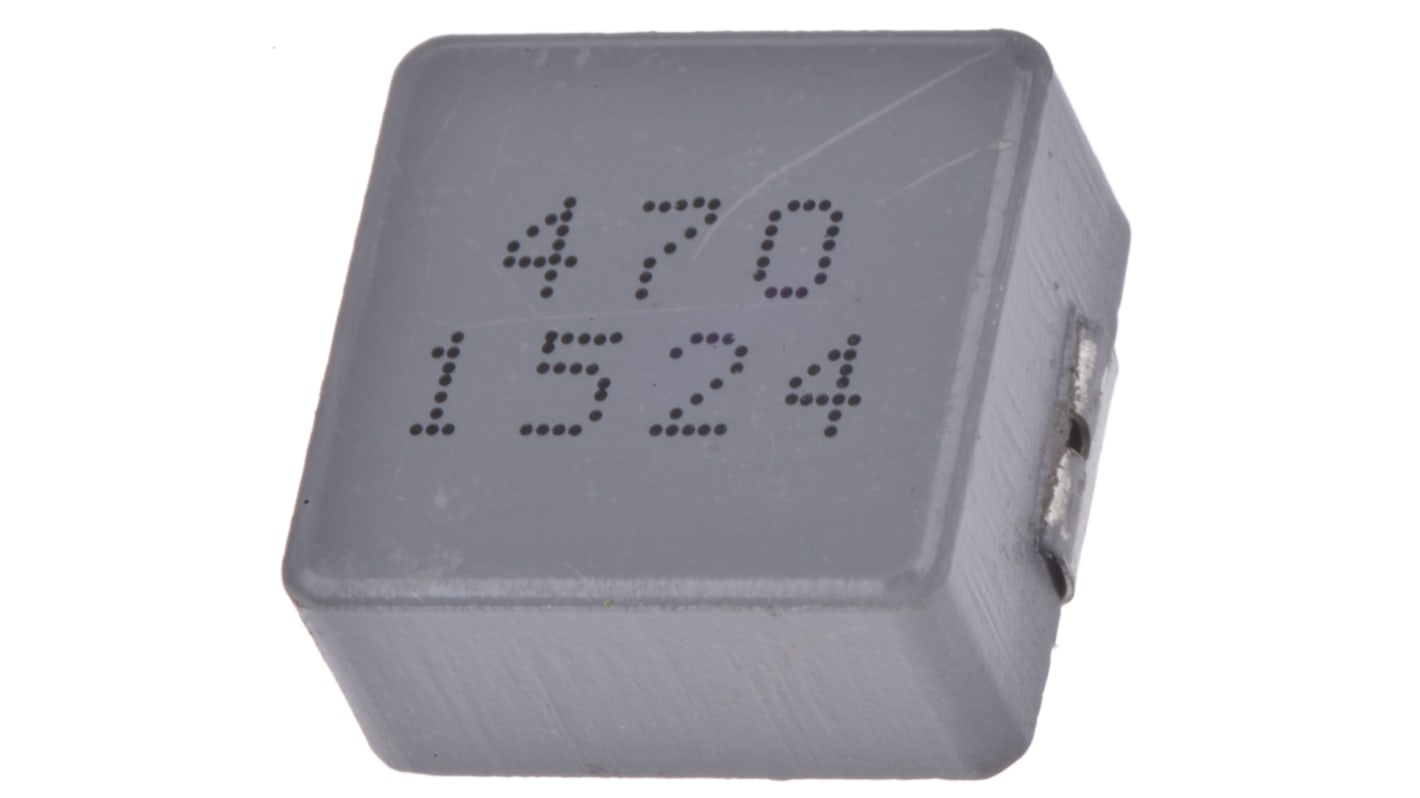 Bourns, SRP1265A, 1265 Shielded Wire-wound SMD Inductor with a Carbonyl Powder Core, 47 μH ±20% Wire-Wound 6.5A Idc