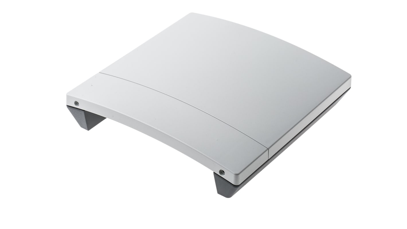 OKW NET-BOX Series Grey Polycarbonate Enclosure, IP65, Grey Lid, 220 x 220 x 50.5mm