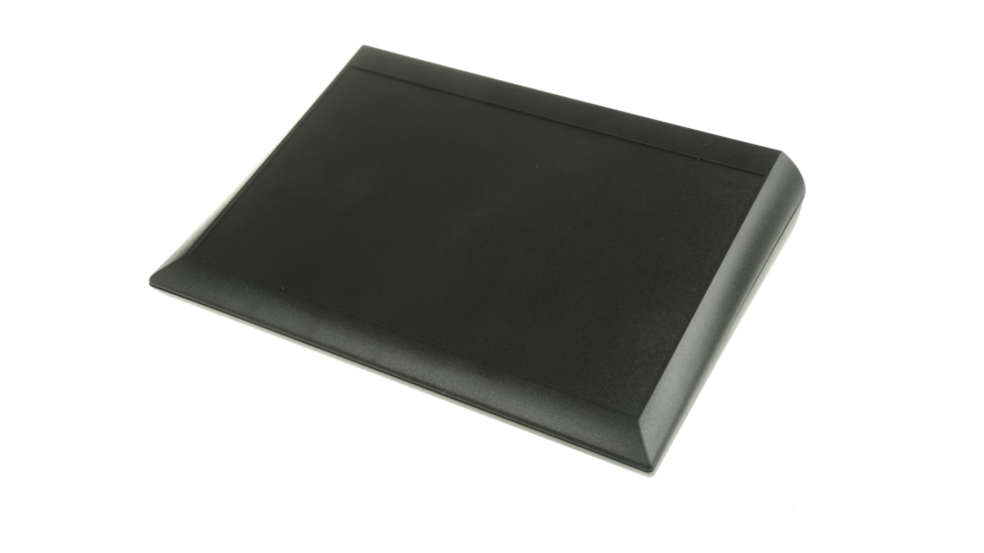 Caja de consola OKW, serie Comtec, de ABS de color Negro, con frontal inclinado, 290 x 200 x 76mm