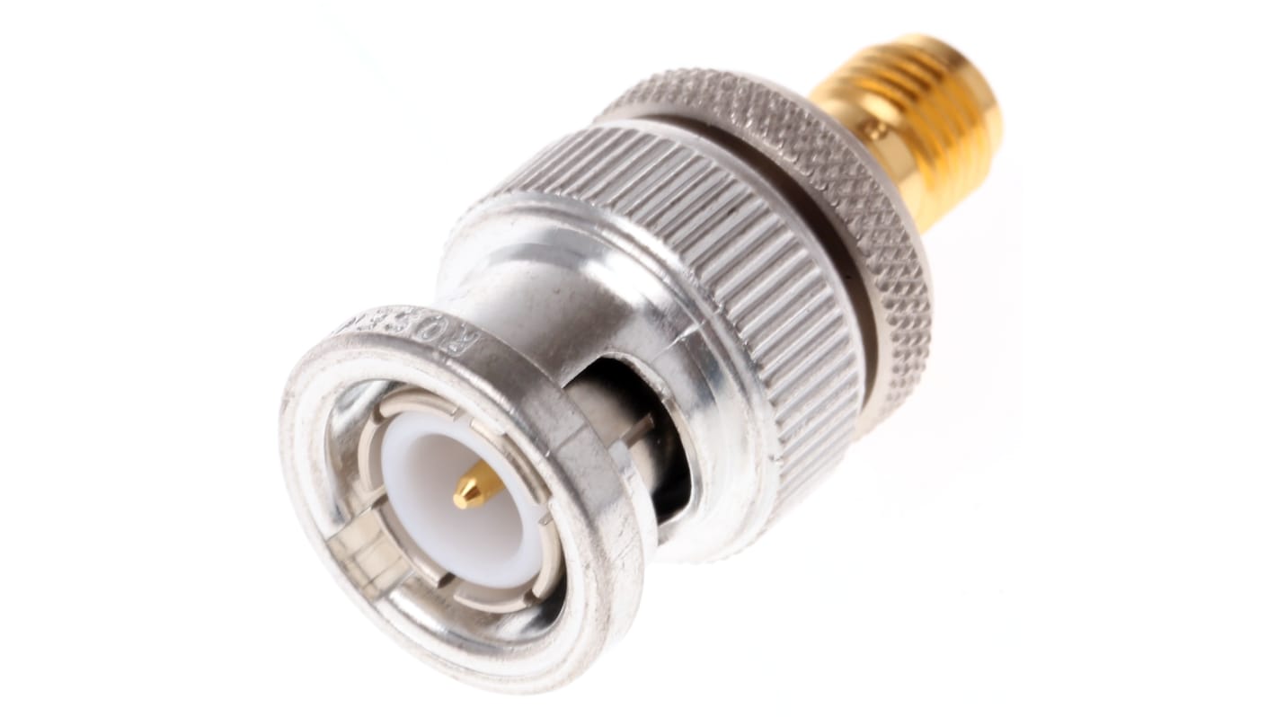 Rosenberger Straight 50Ω RF Adapter SMA Socket to BNC Plug 18GHz