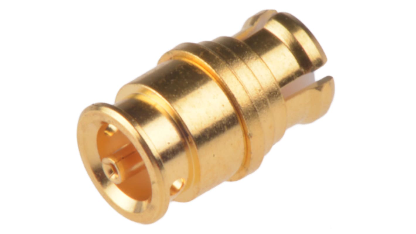 Conector coaxial Rosenberger 19K107-271L5, Hembra, Recto, Impedancia 50Ω, Montaje de Cable, Terminación de Soldador, 0