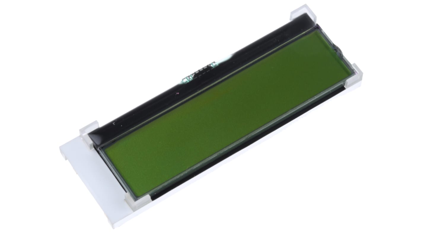 Midas MCCOG22005A6W-SPTLYI Alphanumeric LCD Display Yellow-Green, 2 Rows by 20 Characters, Transflective