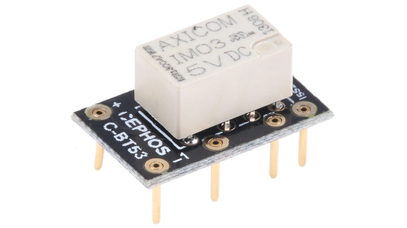 RS PRO PCB Mount Non-Latching Relay, 5V dc Coil, 2A Switching Current, DPDT