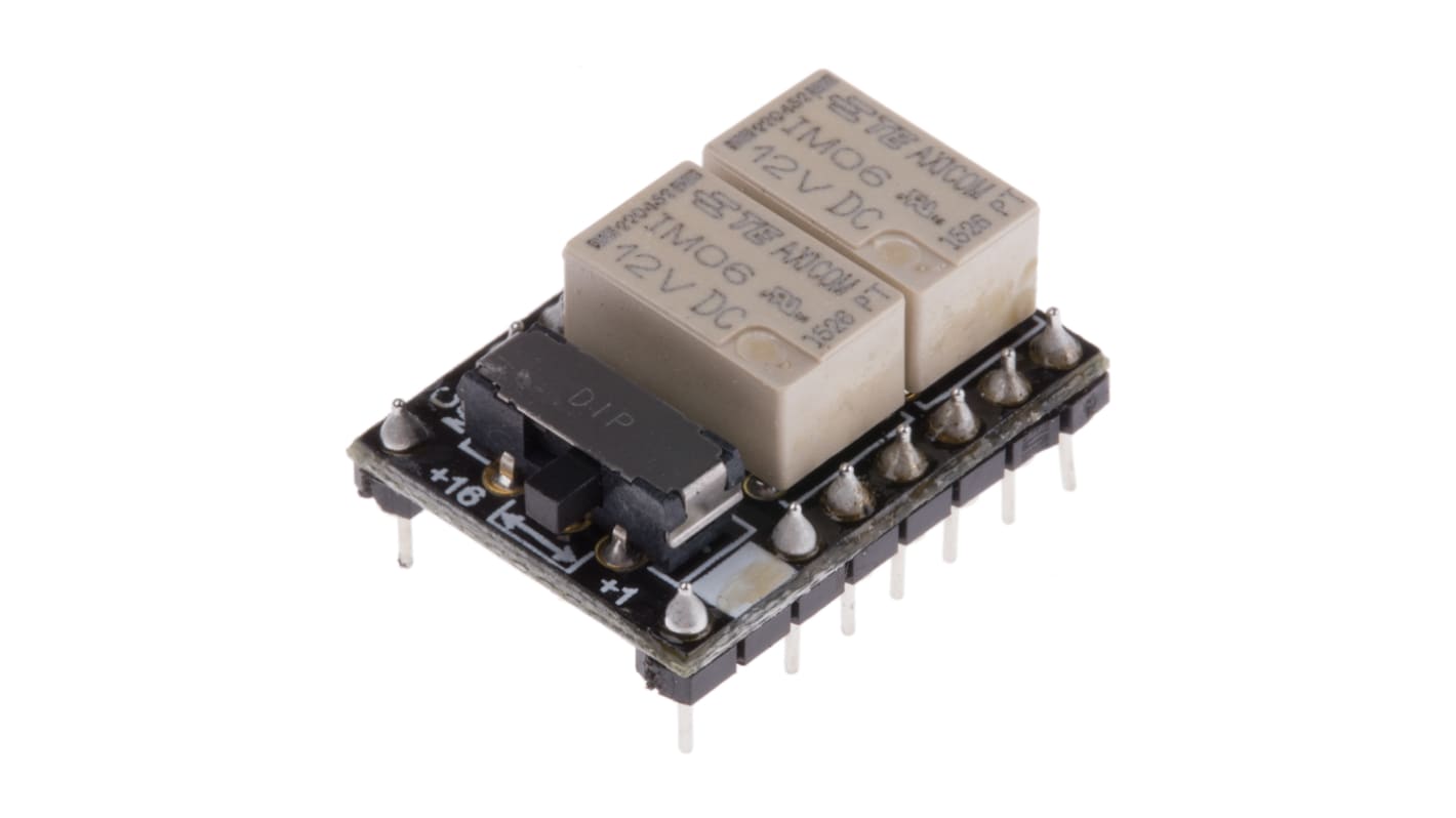 RS PRO PCB Mount Non-Latching Relay, 12V dc Coil, 2A Switching Current, 4PDT