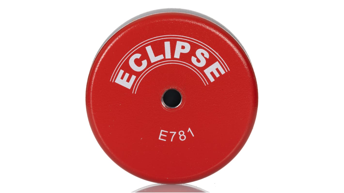 Eclipse Pot Magnet 80mm Threaded Hole M10 Ferrite, 55kg Pull