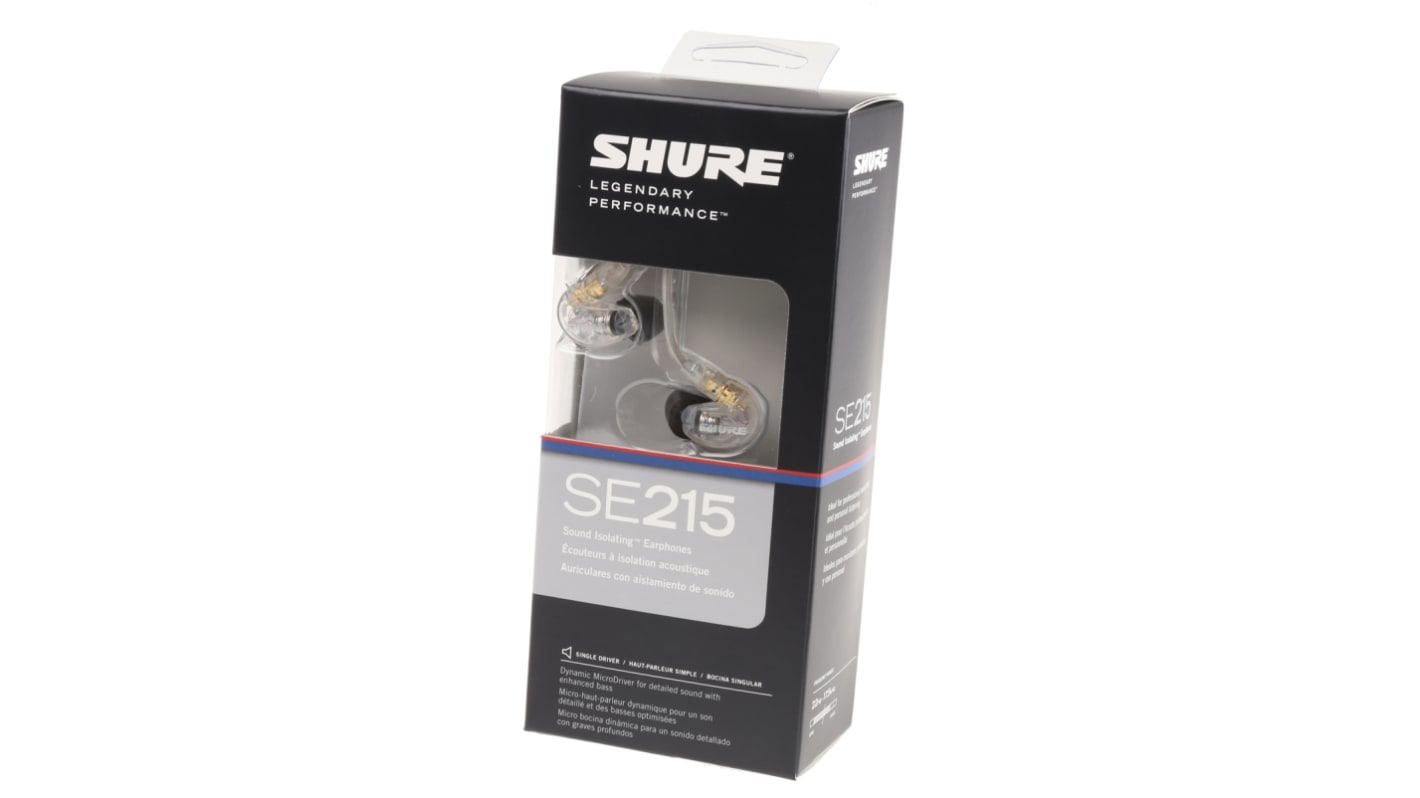 Shure SE215 Black Wired Earphones