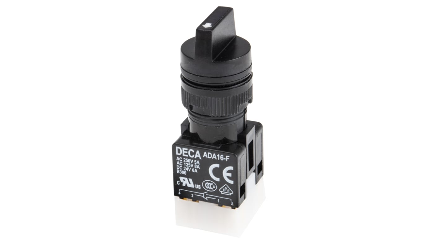 RS PRO Selector Switch - (NC/NO) 3 Positions