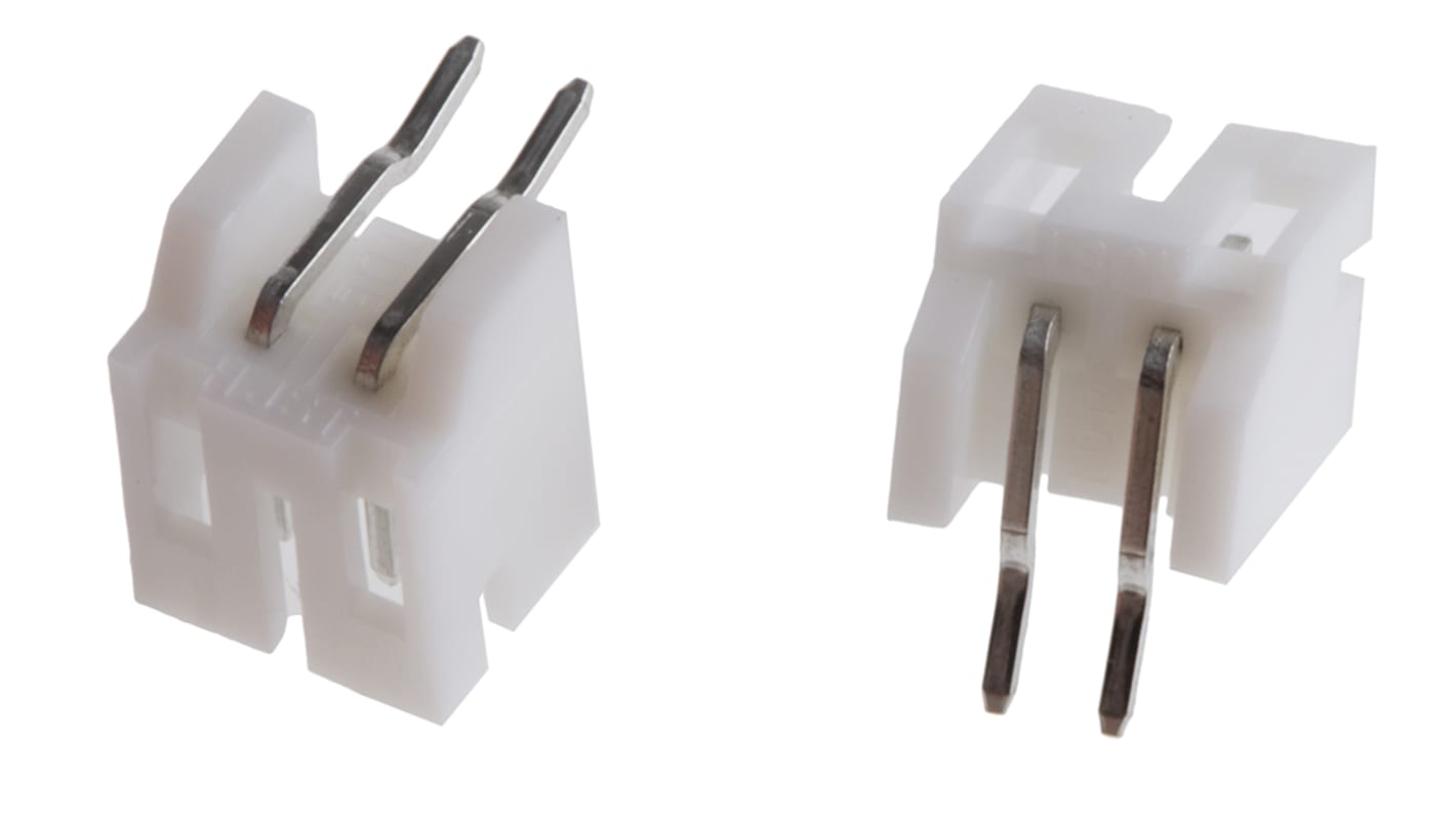 Wtyk PCB 2-pinowe raster: 2.0mm -rzędowe JST Przewlekany 2.0A 100.0 V.