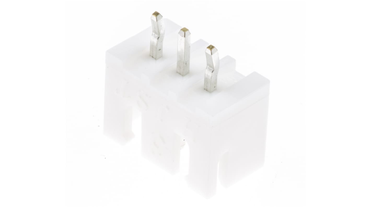 Conector macho para PCB JST serie XH de 3 vías, 1 fila, paso 2.5mm, para soldar, Montaje en orificio pasante