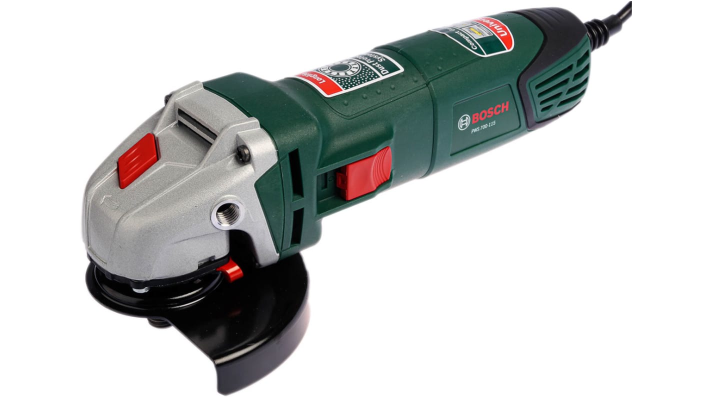 Bosch PWS700115 115mm Corded Angle Grinder, UK Plug