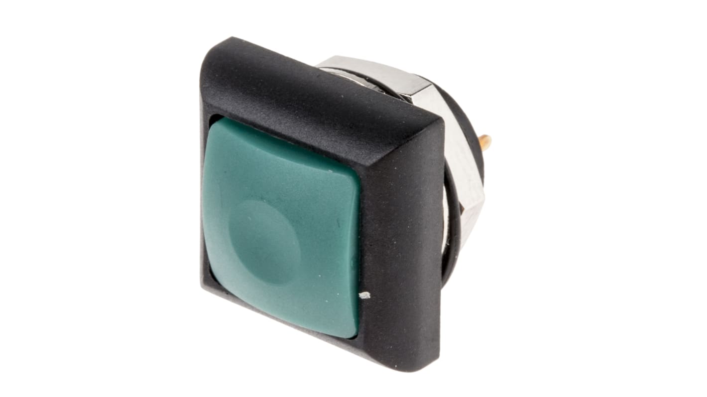 RS PRO Push Button Switch, Momentary, PCB, 13.6mm Cutout, SPST, 30V dc, IP67