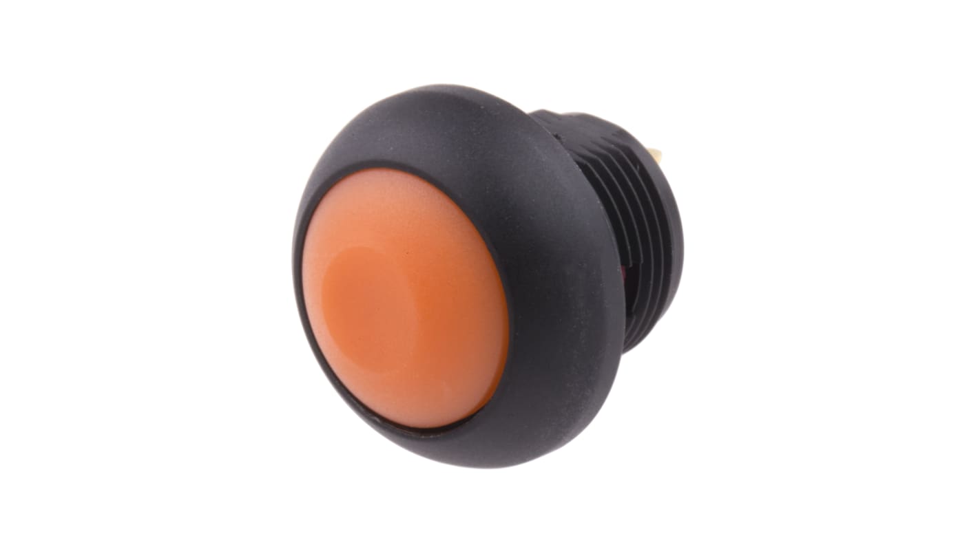 RS PRO Miniature Push Button Switch, Momentary, PCB, 13.6mm Cutout, SPST, 32/125V ac, IP67