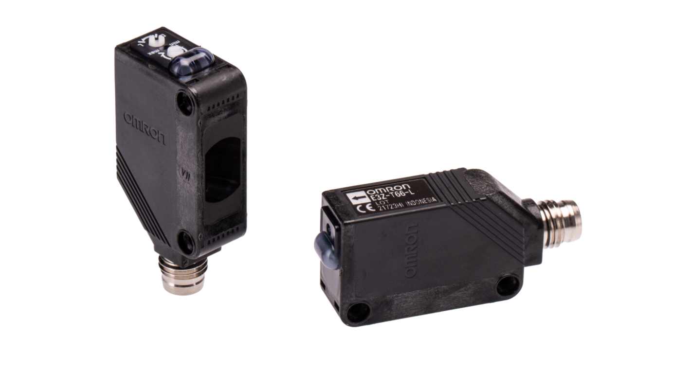 Sensore fotoelettrico Quadrata Omron, a fascio diretto, rilevamento 15 m, uscita NPN