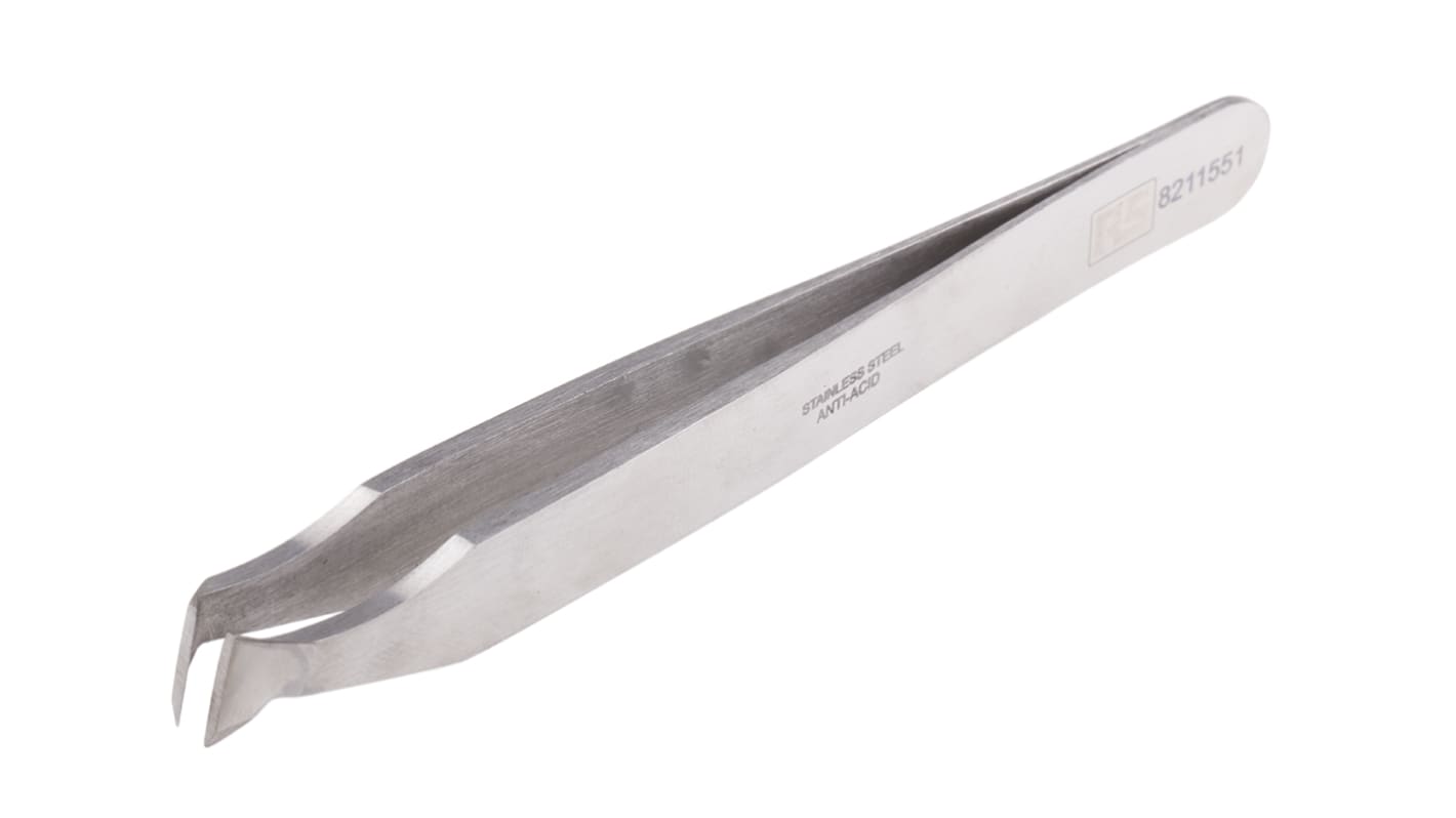 RS PRO 120 mm, Stainless Steel, Cutting, Tweezers