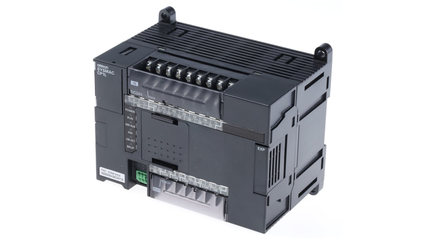 Omron CP1L-EL Series PLC CPU for Use with CP Series, Relay Output, 12-Input, DC Input