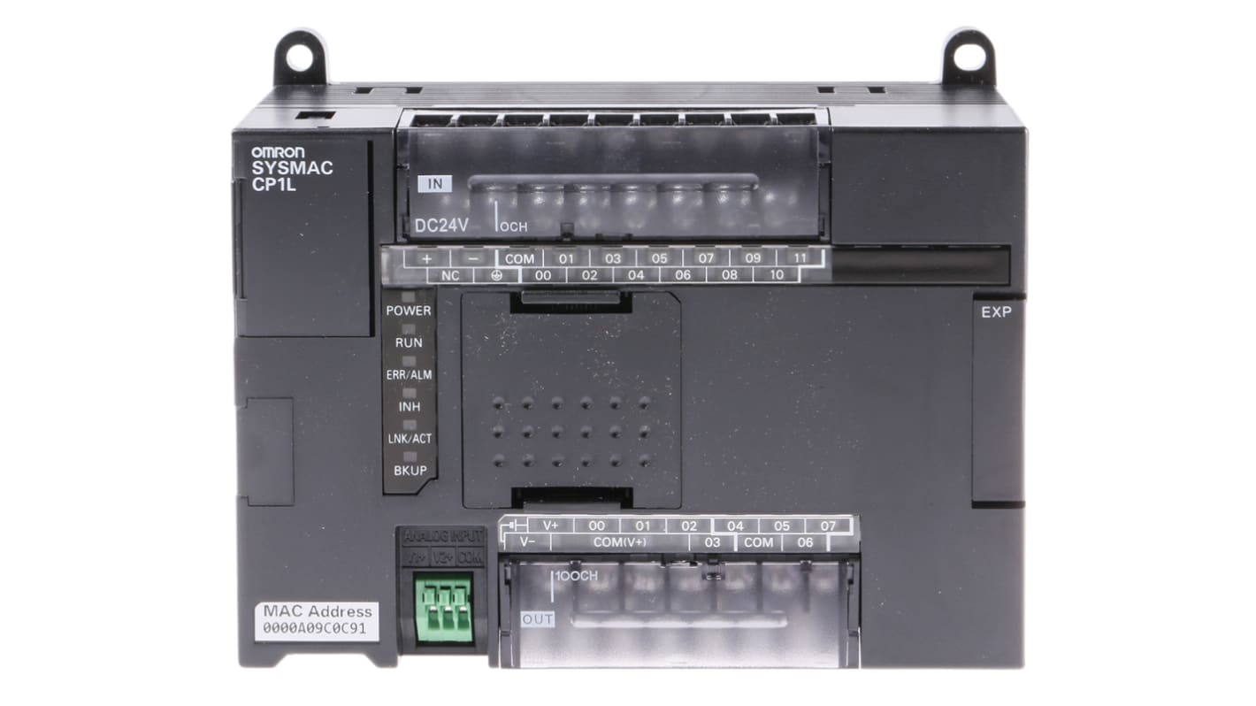 Rs-Online CPU PLC Omron CP1L-EL ingressi: 12 uscite: 8 20 I/O 20 4 → 26 4 V c.c