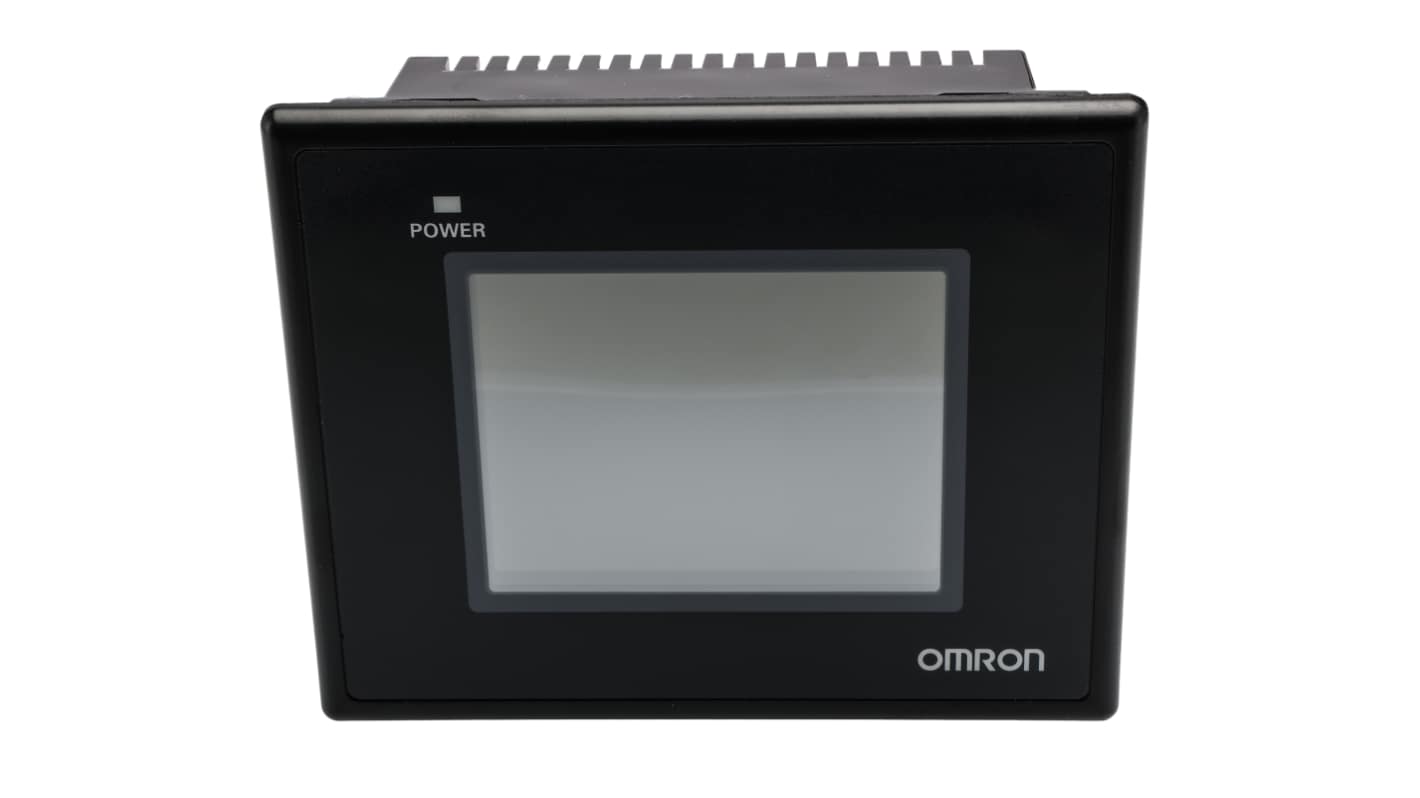 Omron HMI触摸屏, 3.5寸, TFT LCD, 128 MB板载内存, 3个端口, 20.4 → 27.6 V 直流, IP65, NB系列