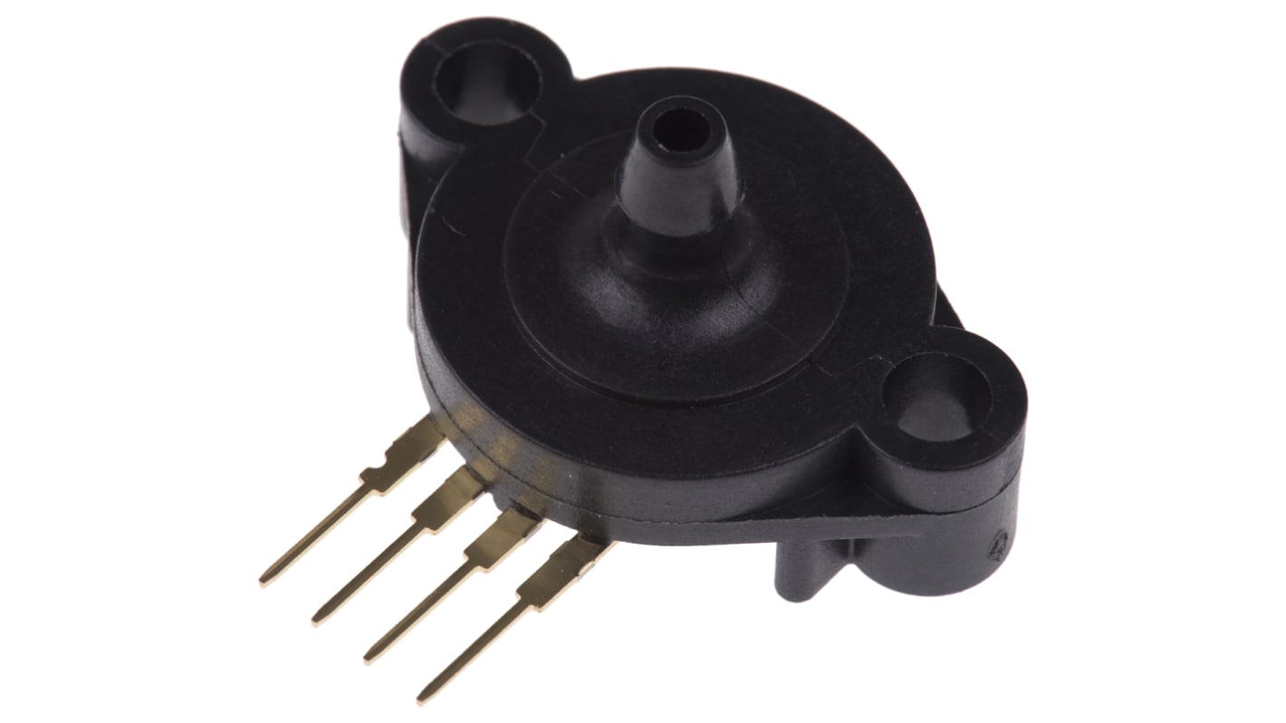 NXP Absolute Pressure Sensor, 100kPa Operating Max, Through-Hole Mount, 4-Pin, 400kPa Overload Max, Case 344F-01