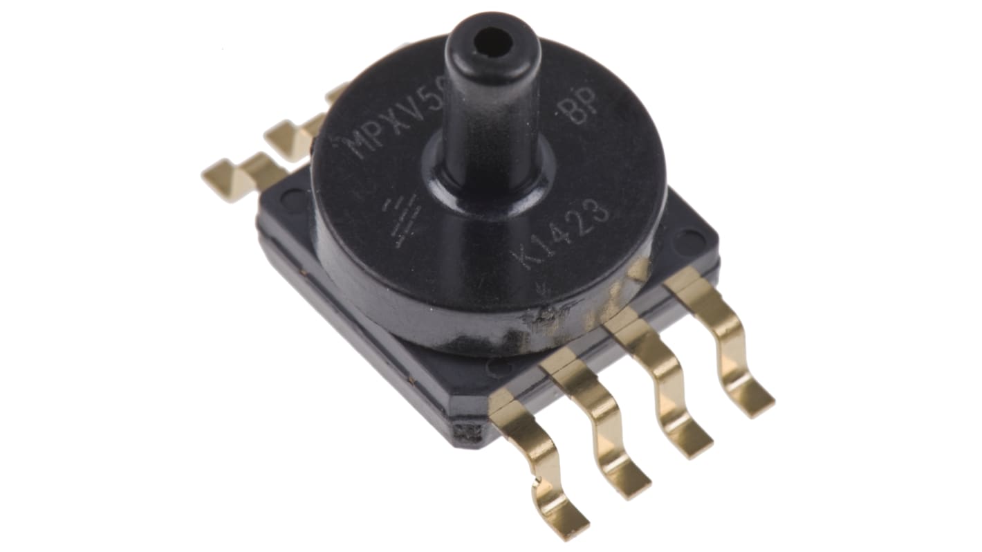NXP Gauge Pressure Sensor, 50kPa Operating Max, Surface Mount, 8-Pin, 200kPa Overload Max, Case 482A-01