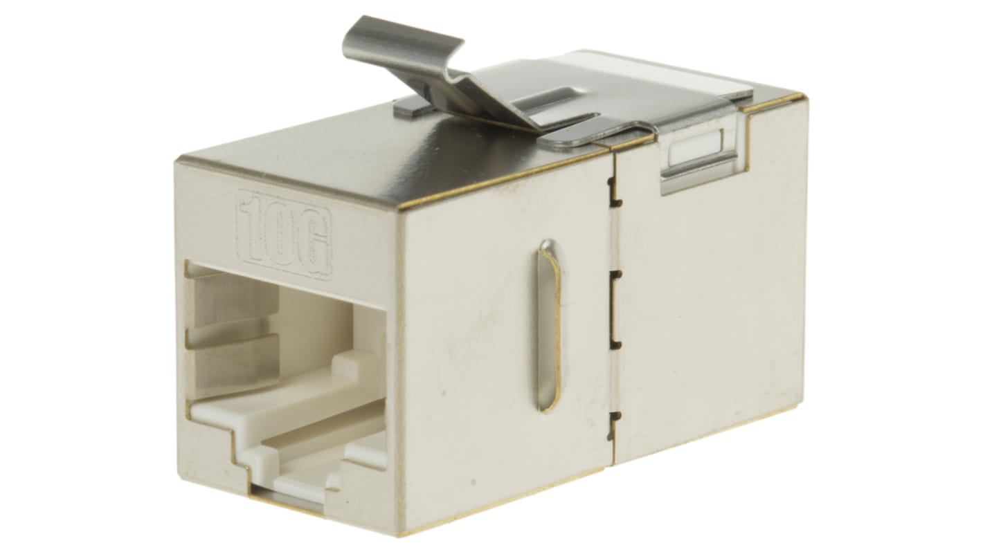 MH Connectors RJ45耦合器, RJ45, Cat6a网络, 1端口, 屏蔽双绞线 (STP), 16.8mm长, MH3101系列