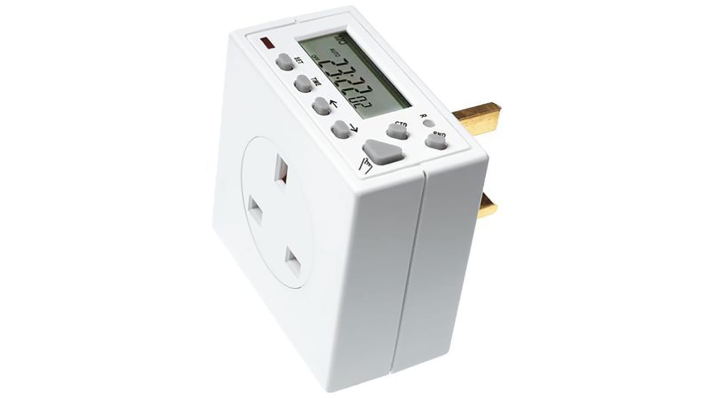 Timeguard, SPDT, 230 V ca, Ore, Minuti, Secondi