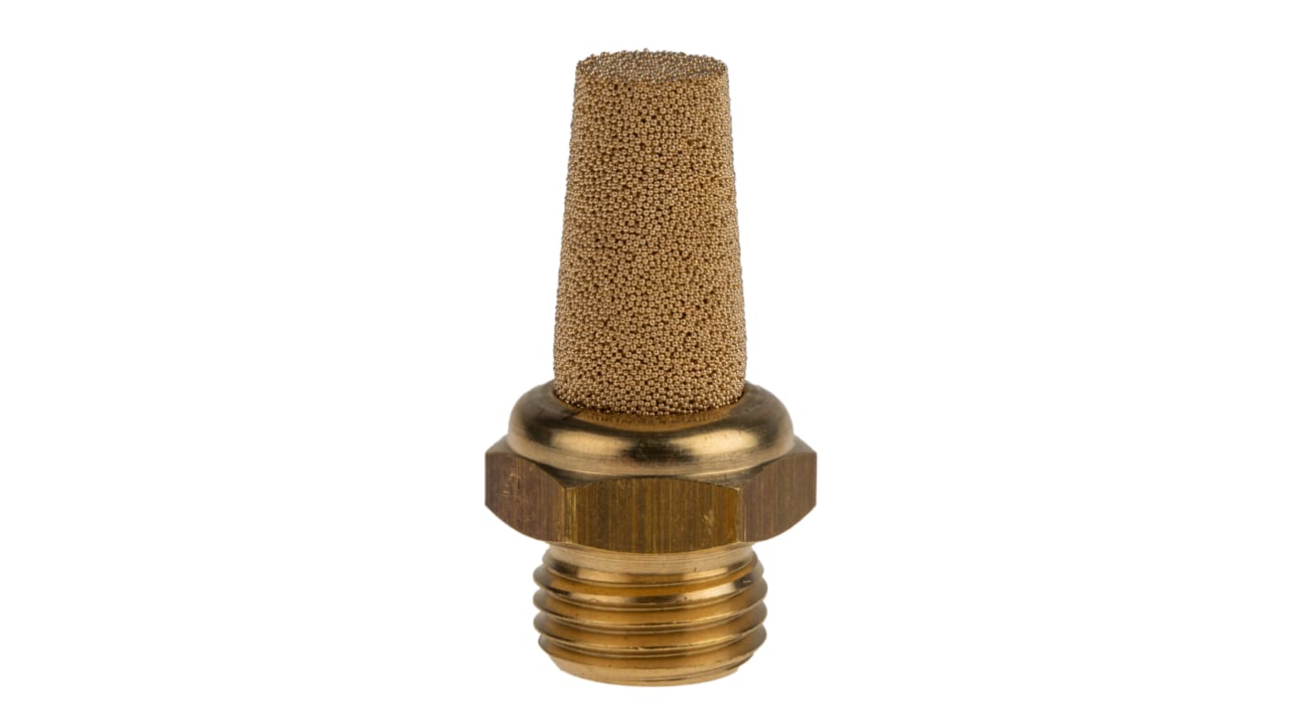Norgren Pneumatikus hangtompító T40 Bronz 10bar, Menetes, G 1/4 apa
