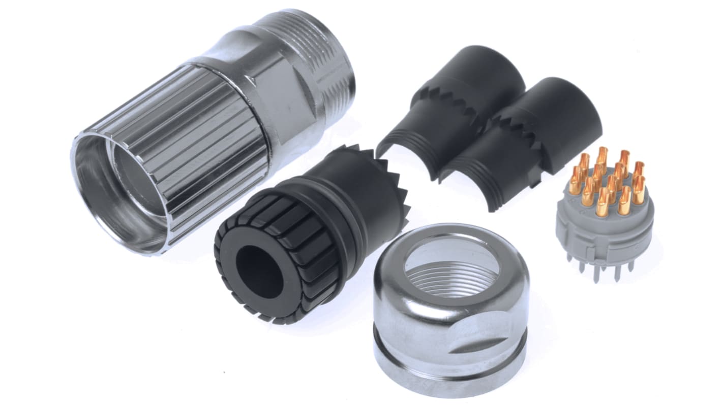 Phoenix Contact Circular Connector, 12 Contacts, Cable Mount, M23 Connector, Plug, Male, IP67, CA Series