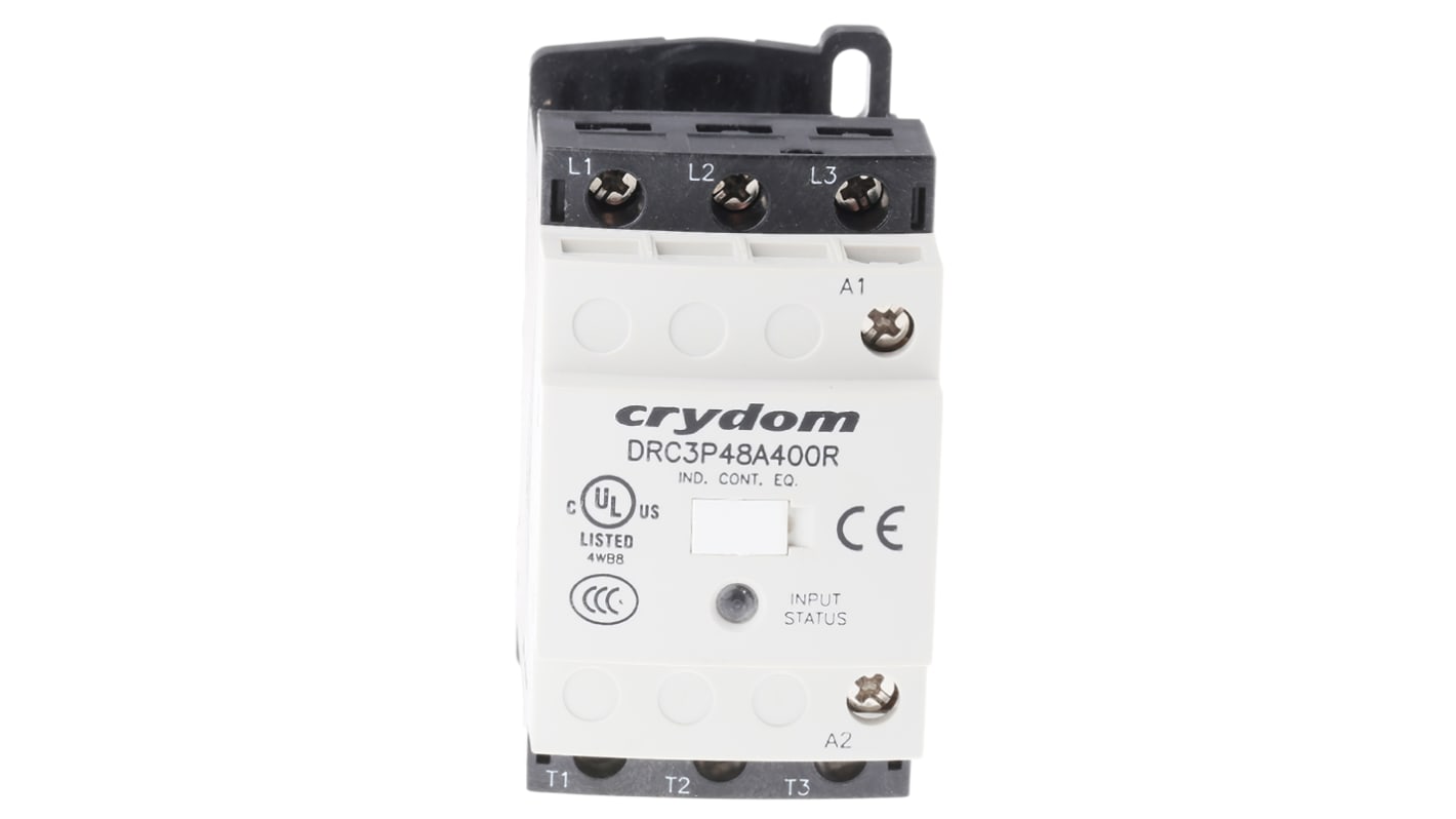 Sensata Crydom Solid State Relay, 4.8 A Load, DIN Rail Mount