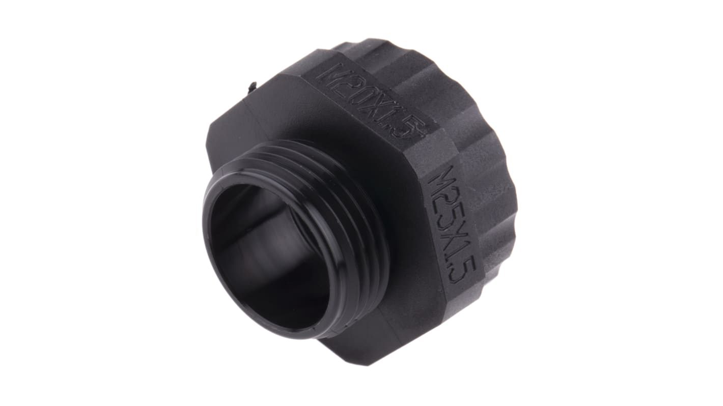 Adapter do dławnic kablowych gwint wew M25 gwint zew M20 Nylon 66 rozmiar gwintu M25 → M20 RS PRO