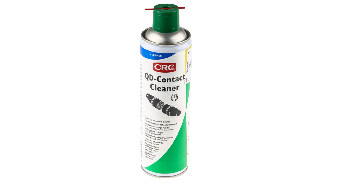 CRC QD-Contact Cleaner, Typ Reiniger für elektrische Kontakte Kontaktspray zur Leiterplatten-Reinigung, Spray, 500 ml