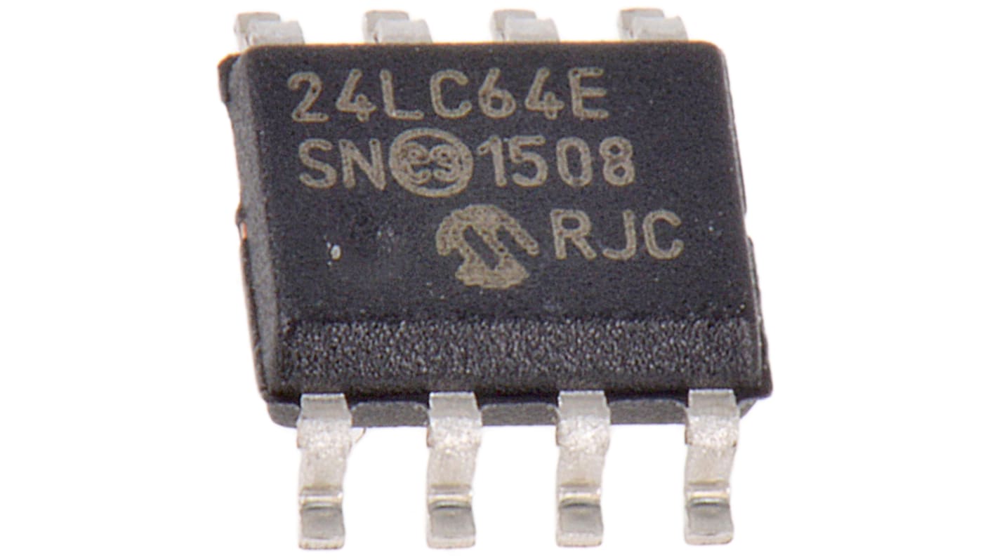Pamięć EEPROM Montaż powierzchniowy 64kB 8-pinowy SOIC 8 K x 8 bitów
