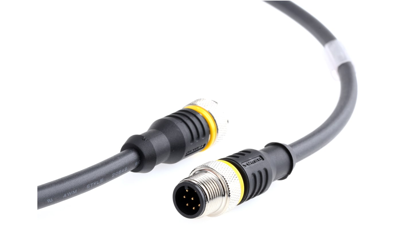 Turck konfektioniertes Sensorkabel 8-adrig, Buchse gerade / M12 Stecker gerade, Länge 2m