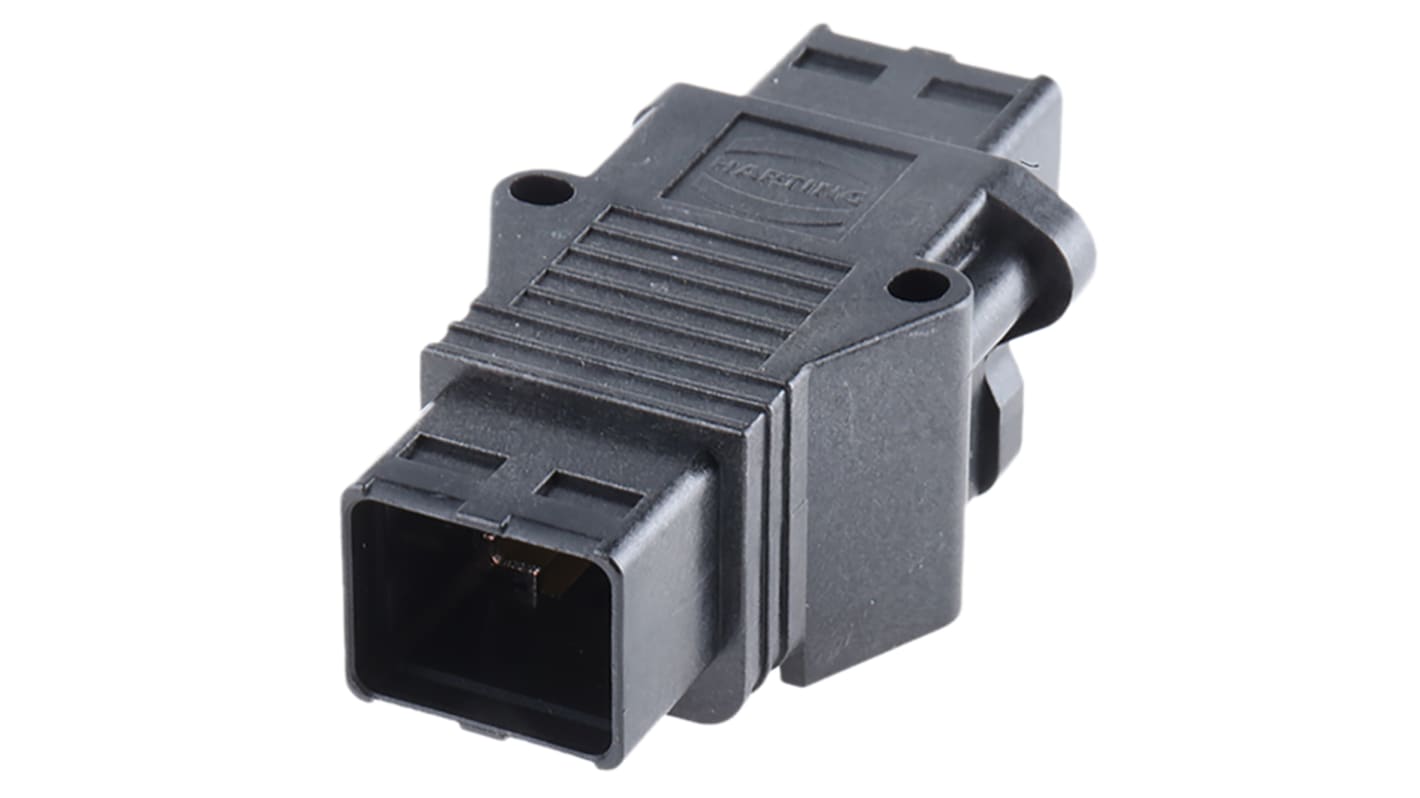 Conector RJ45 Cat6 Hembra HARTING serie PushPull V4, de 8 vías, no apantallado