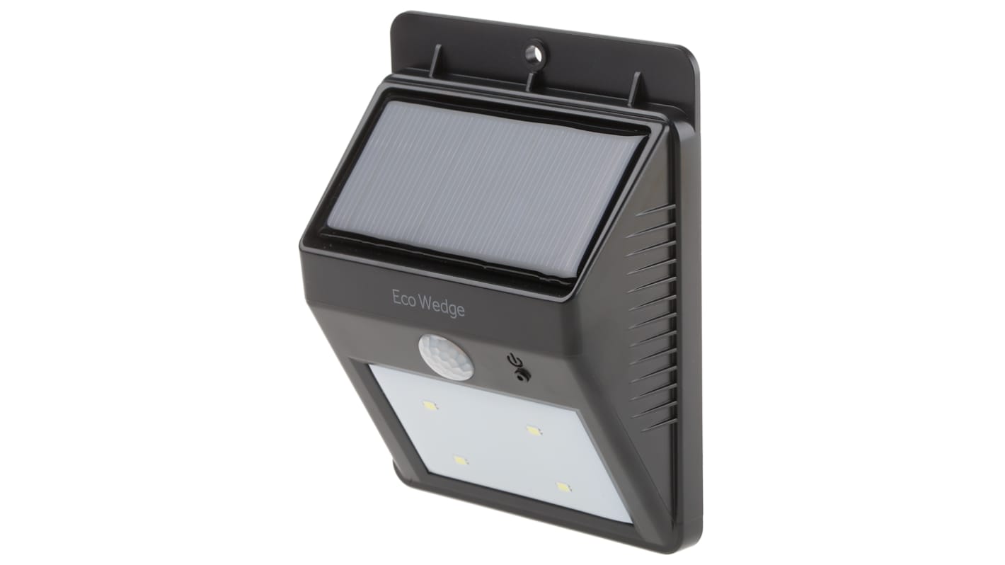 Solar Centre Eco Wedge, Solar Powered, Security Floodlight, 4 LED, 50 W, IP64 PIR